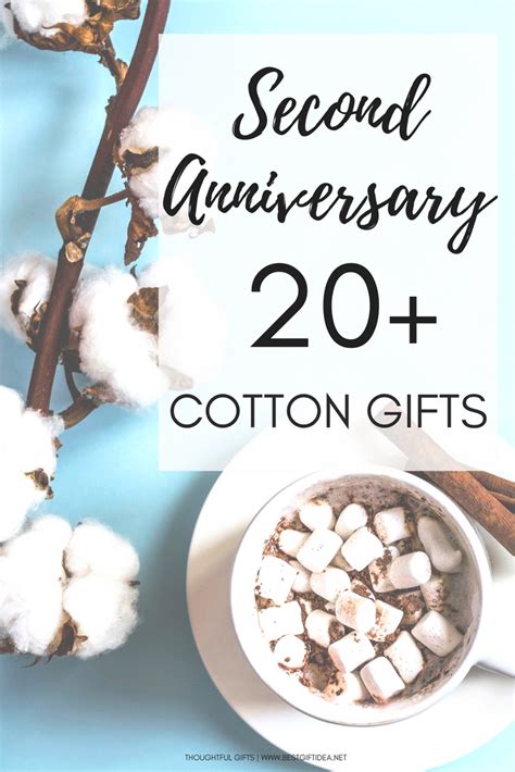anniversary gift ideas cotton